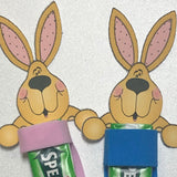 Easter Bunny Gum Head Printable and Directions