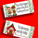 Christmas Co-Worker Candy Bar Wrapper Printable