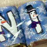 Christmas Snowman Hershey Candy Bar Wrapper Stocking Stuffer Printable
