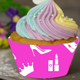 Barbie Cupcake Wrapper Printable