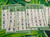 Baby Jungle Animals Printable Bingo Game