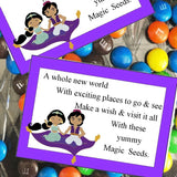 Aladdin Magic Seeds Printable Bag Topper