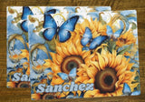 Sunflower and Butterflies Personalized Placemat