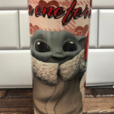 Baby Yoda Valentine Tumbler