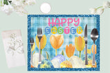 Easter Tulips Placemat, 1pc