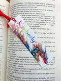 Rainbow Dragon Personalized Bookmark