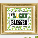 Blessed St Patrick's Day Print