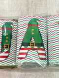 Christmas Elf Alphabet Hershey Candy Bar Wrapper Stocking Stuffer Printable
