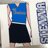 Cheerleader Personalized Candy Bar Wrapper