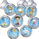 Cinderella Kiss Label Printables