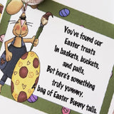 Easter Bunny Tails Bag Topper Printable