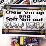 Chew Em Up Baseball Bag Topper Team Treat