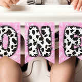 Cow Pink Bandana Pennant Banner Printable