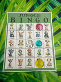 Baby Jungle Animals Printable Bingo Game
