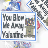 Bubblegum Valentine Candy Bag Topper Printable