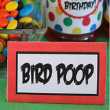 Angry Bird Table Card Printable