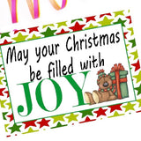 Christmas Joy Printable Bag Toppers