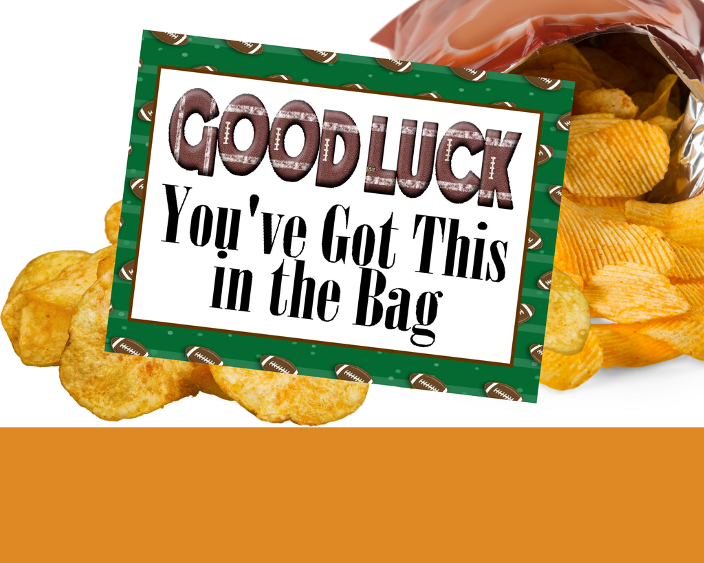 You Got This Football Bag Topper Printable – DIY Party Mom