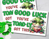 Youve Toad-ly Got This Good Luck Candy Bag Topper Printable
