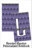 Haunted Mansion Wallpaper Personalized Notebooks