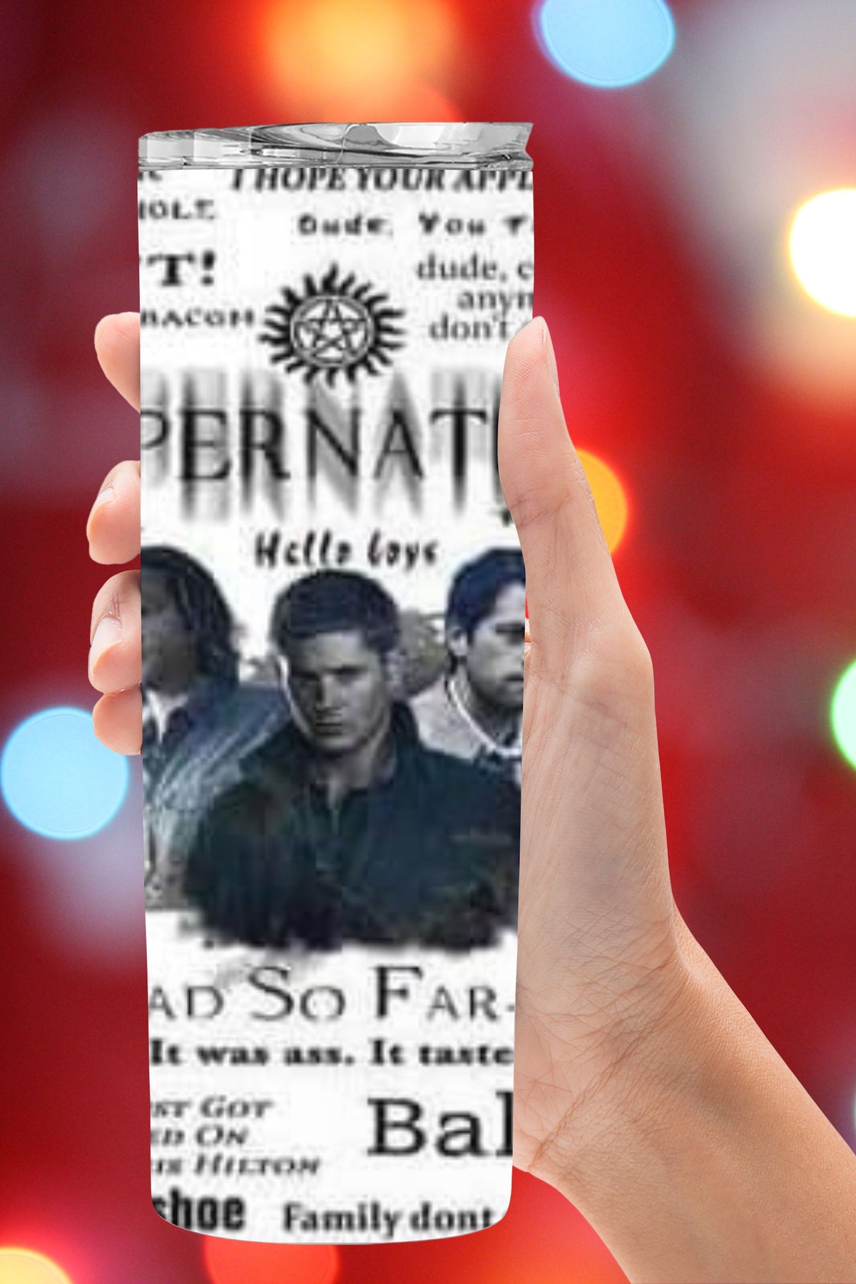 Hello Boys Supernatural Tumbler *507