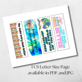 Valentine Printable Bookmarks