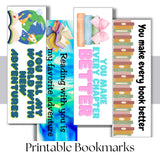 Valentine Printable Bookmarks