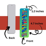 Tie Dye Personalized Bookmark with Tassel