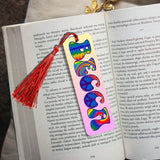 Tie Dye Personalized Bookmark with Tassel