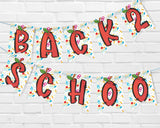 Apple Alphabet School Pennant Banner Printable