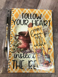 Follow Your Heart Recipe Notebook Gift Set