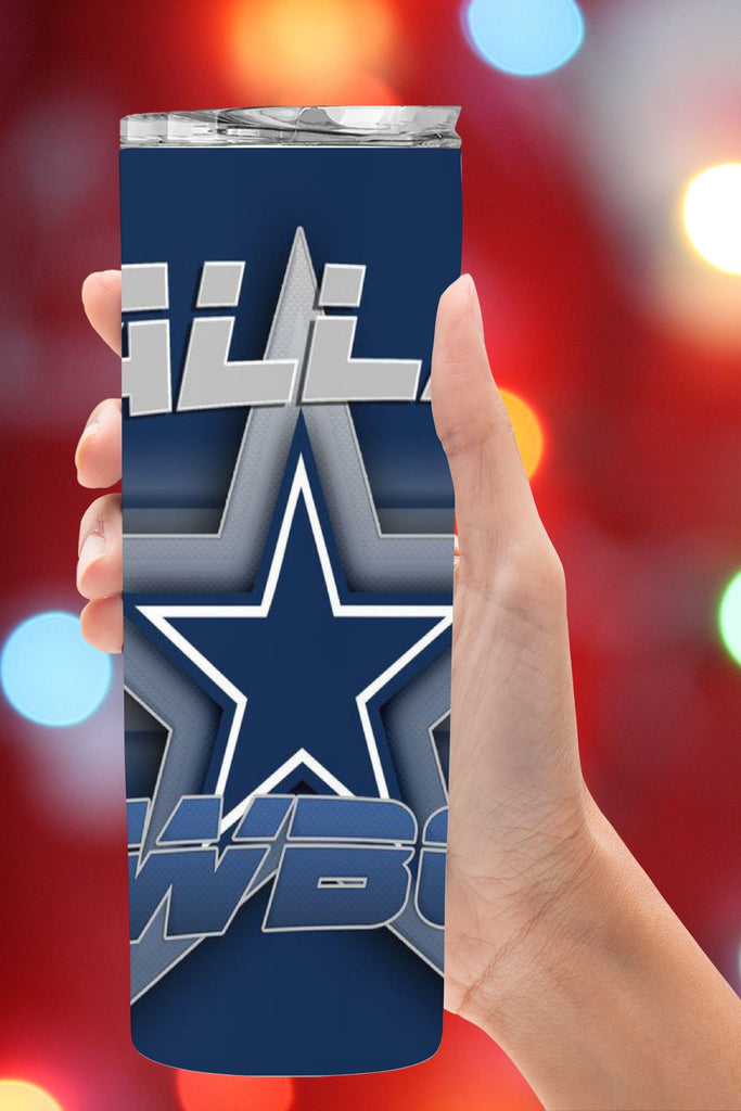 Dallas Cowboys Star Tumbler DIY Party Mom