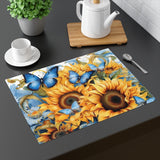 Sunflower and Butterflies Personalized Placemat