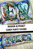 Dragon Alphabet Hershey Candy Bar Wrapper Printable