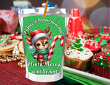 Reindeer Capri Sun Labels – Printable Christmas Drink Pouch Stickers for Kids