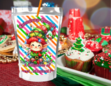 Gumdrop Guzzle Christmas Capri Sun Label Printable