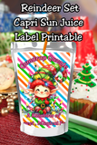 Gumdrop Guzzle Christmas Capri Sun Label Printable