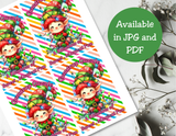 Gumdrop Guzzle Christmas Capri Sun Label Printable