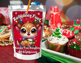 Reindeer Fuel Christmas Printable Capri Sun Label