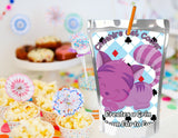 Alice in Wonderland Capri Sun Printable Labels