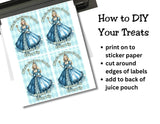 Vintage Alice in Wonderland Capri Sun Printable Label