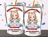 Cute Wonderland Capri Sun Printable Labels