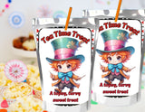 Cute Wonderland Capri Sun Printable Labels