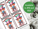 Cute Wonderland Capri Sun Printable Labels