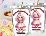 Cute Wonderland Capri Sun Printable Labels