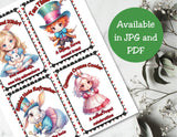 Cute Wonderland Capri Sun Printable Labels