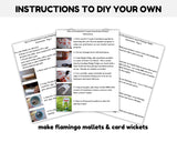 Alice in Wonderland DIY Croquet Instructions and Printable