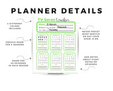 TV Tracker Planner Page for Digital Planner or Physical Print
