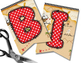 Pirate Map Pennant Banner Printable