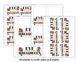 Eye Halloween Canva Template Bag Topper Printable